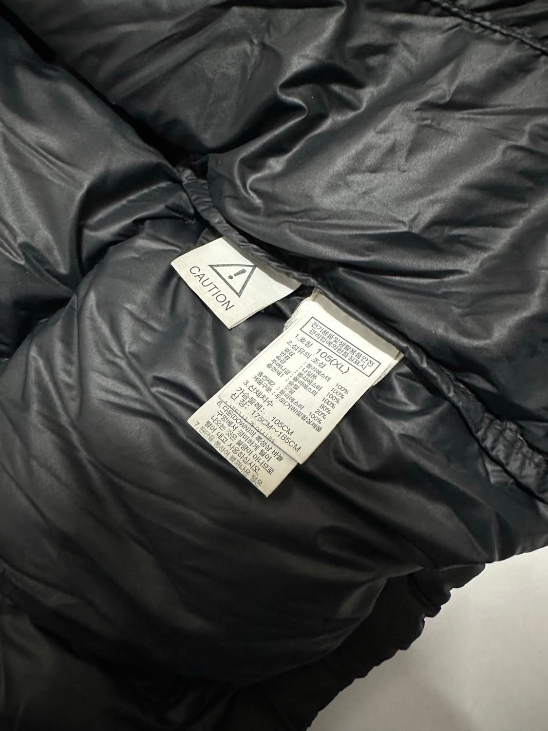 노스페이스 눕시 패딩 블랙 XL(105 상품이미지8