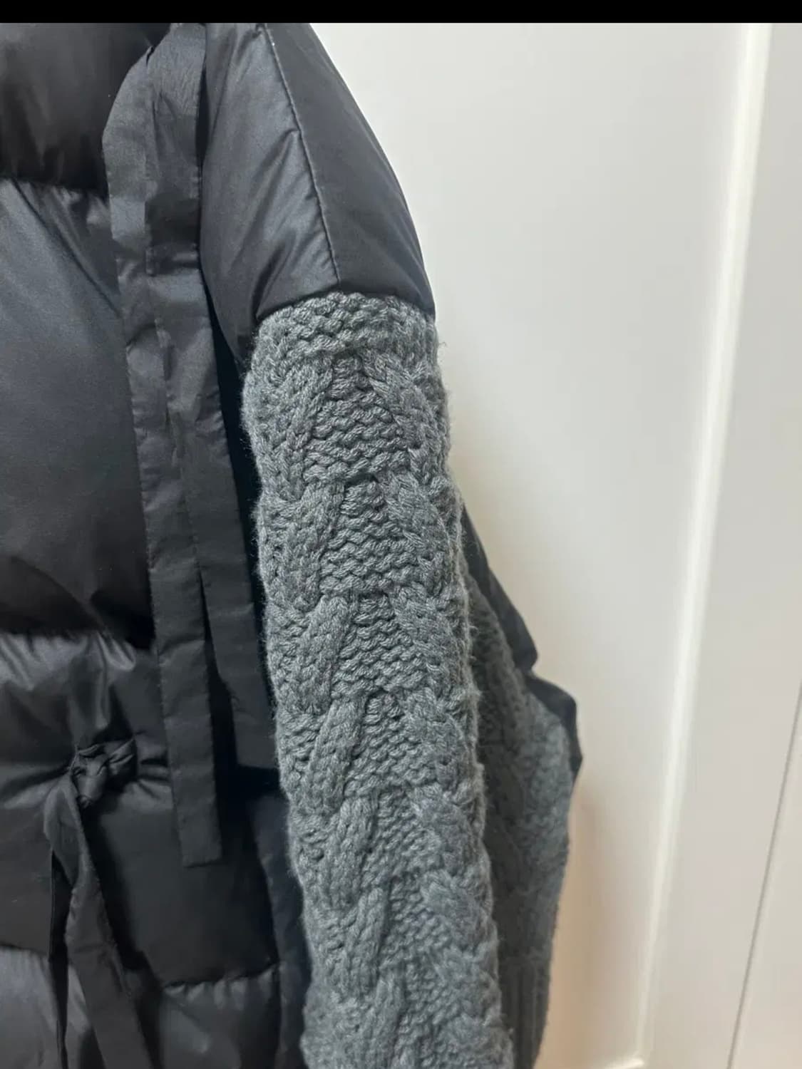 [실사O] 더티스 리본 덕다운 패딩 상품이미지7