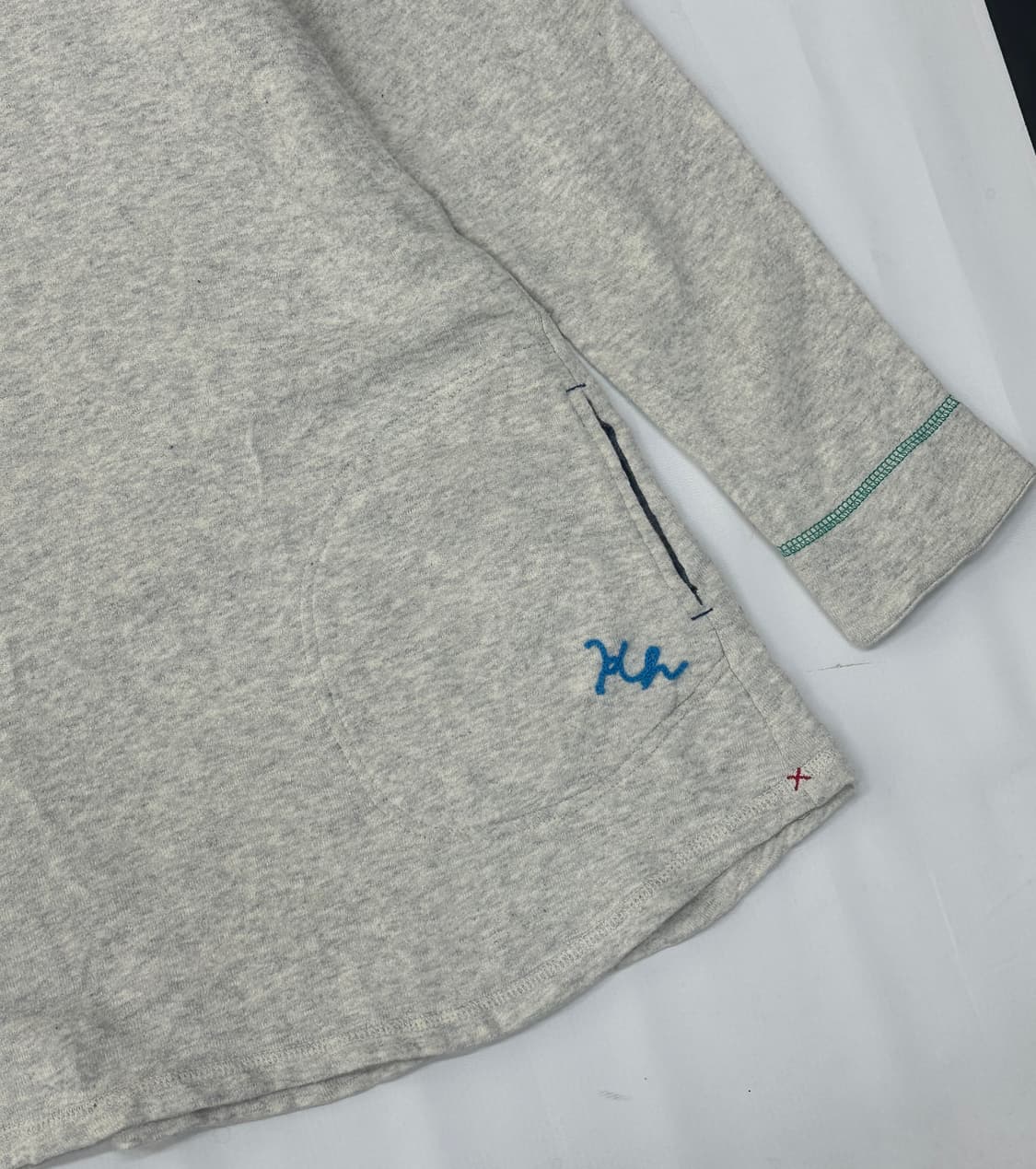 🌧️하구미의 우비소녀 코디세트🌧️오트밀 후드티 그런지 레이어드 상품이미지4