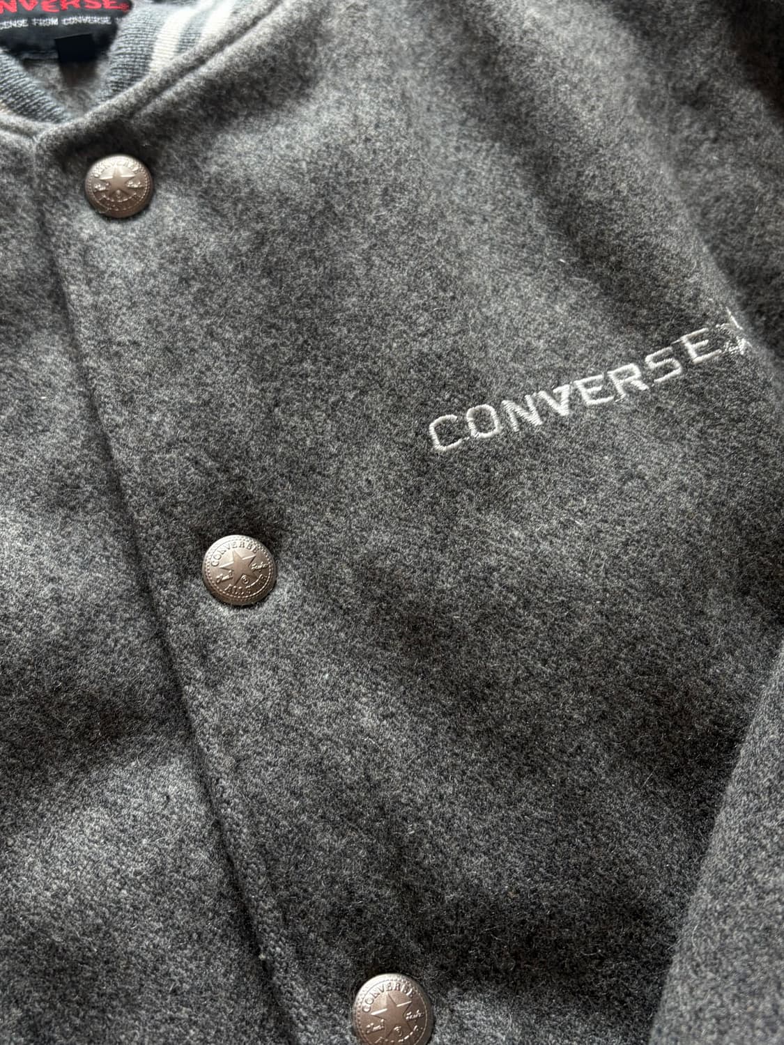 컨버스 크롭 바시티자켓 상품이미지3