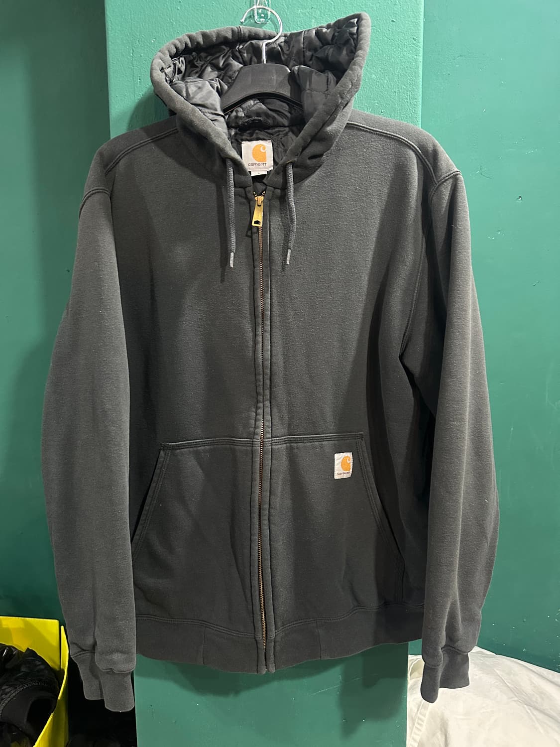 칼하트 덕 후드집업 블랙L 상품이미지1