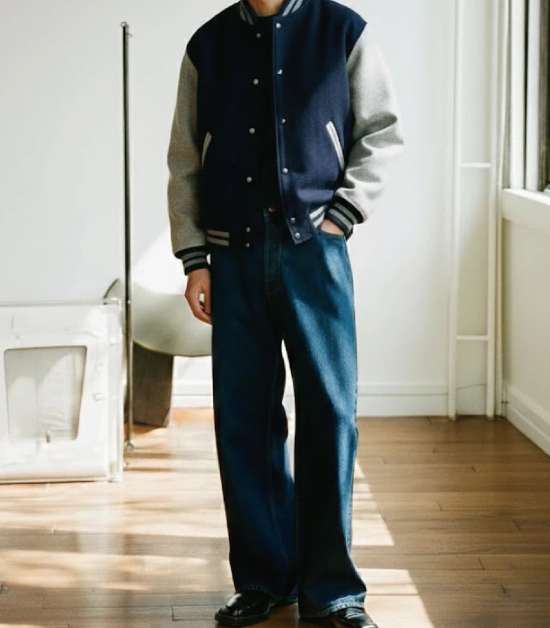 Early` 00s 맥그리거 Mcgregor 울 스타디움 바시티 자켓 상품이미지5