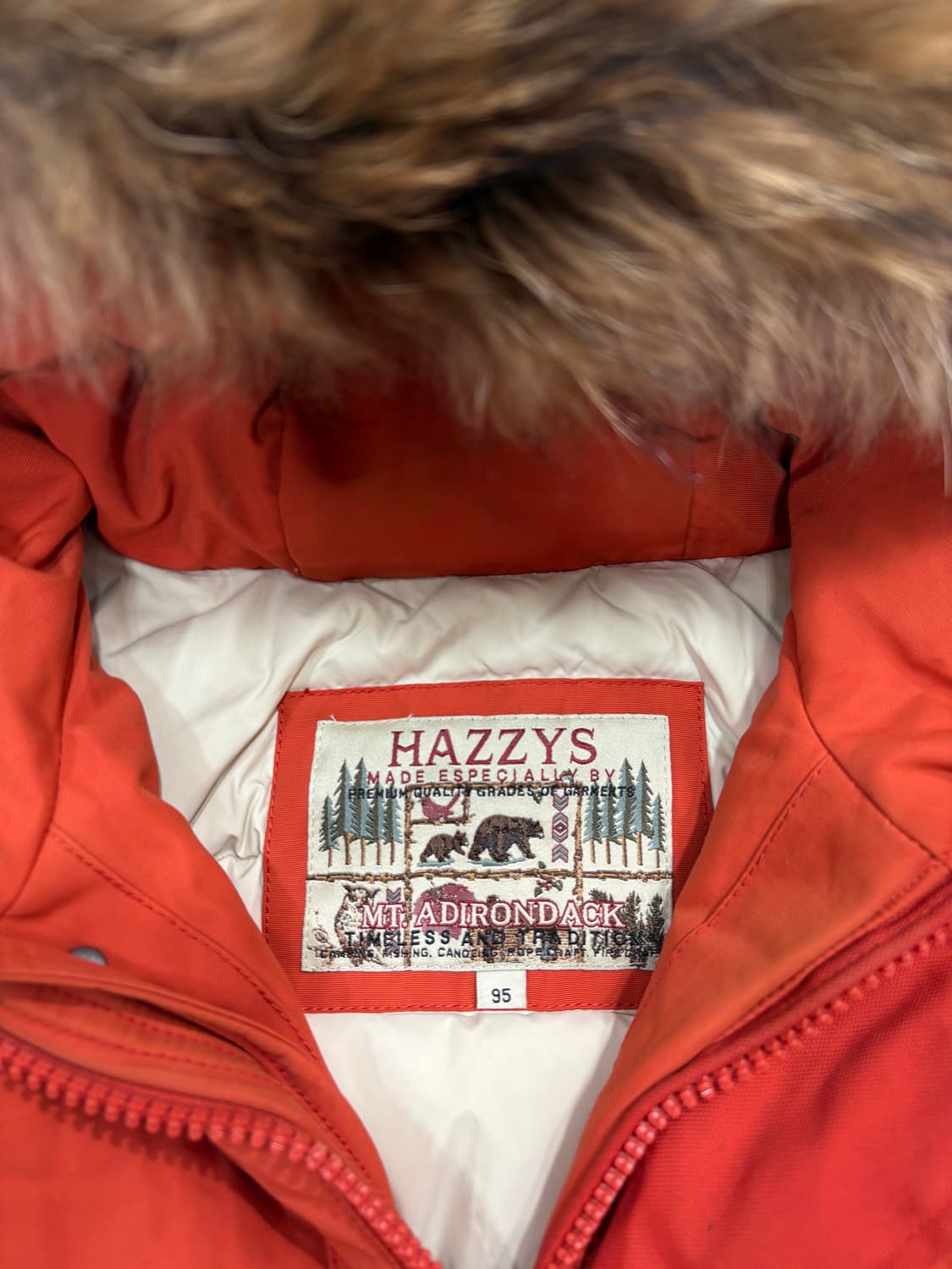 헤지스 MT. ADIRONDACK 라쿤퍼 숏 패딩 점퍼 상품이미지8