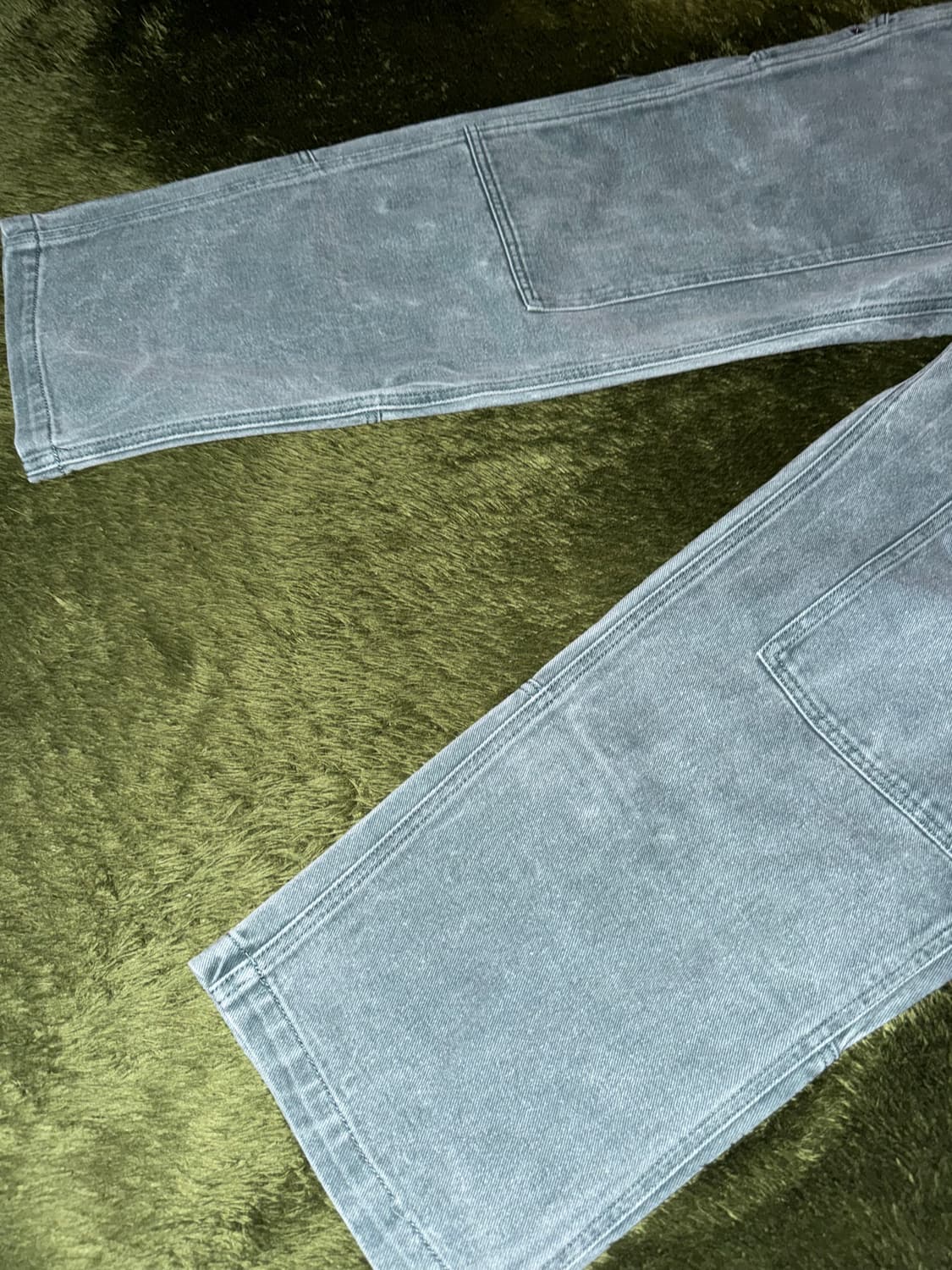 [34] Customellow 커스텀멜로우 워시드 더블니 카펜터 팬츠 상품이미지6