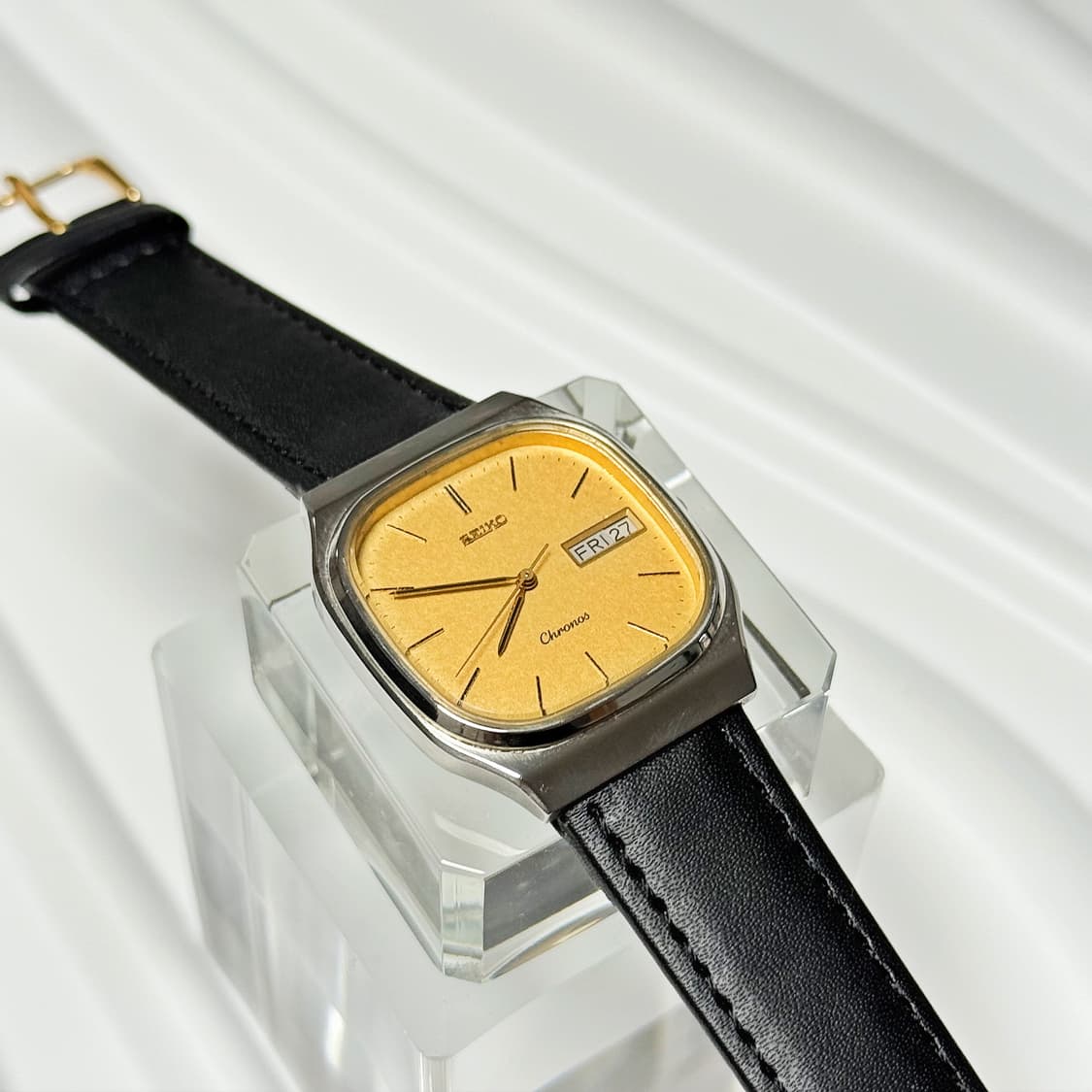 90s00s 빈티지 세이코 스피릿 텍스처 데이데이트 워치 상품이미지8