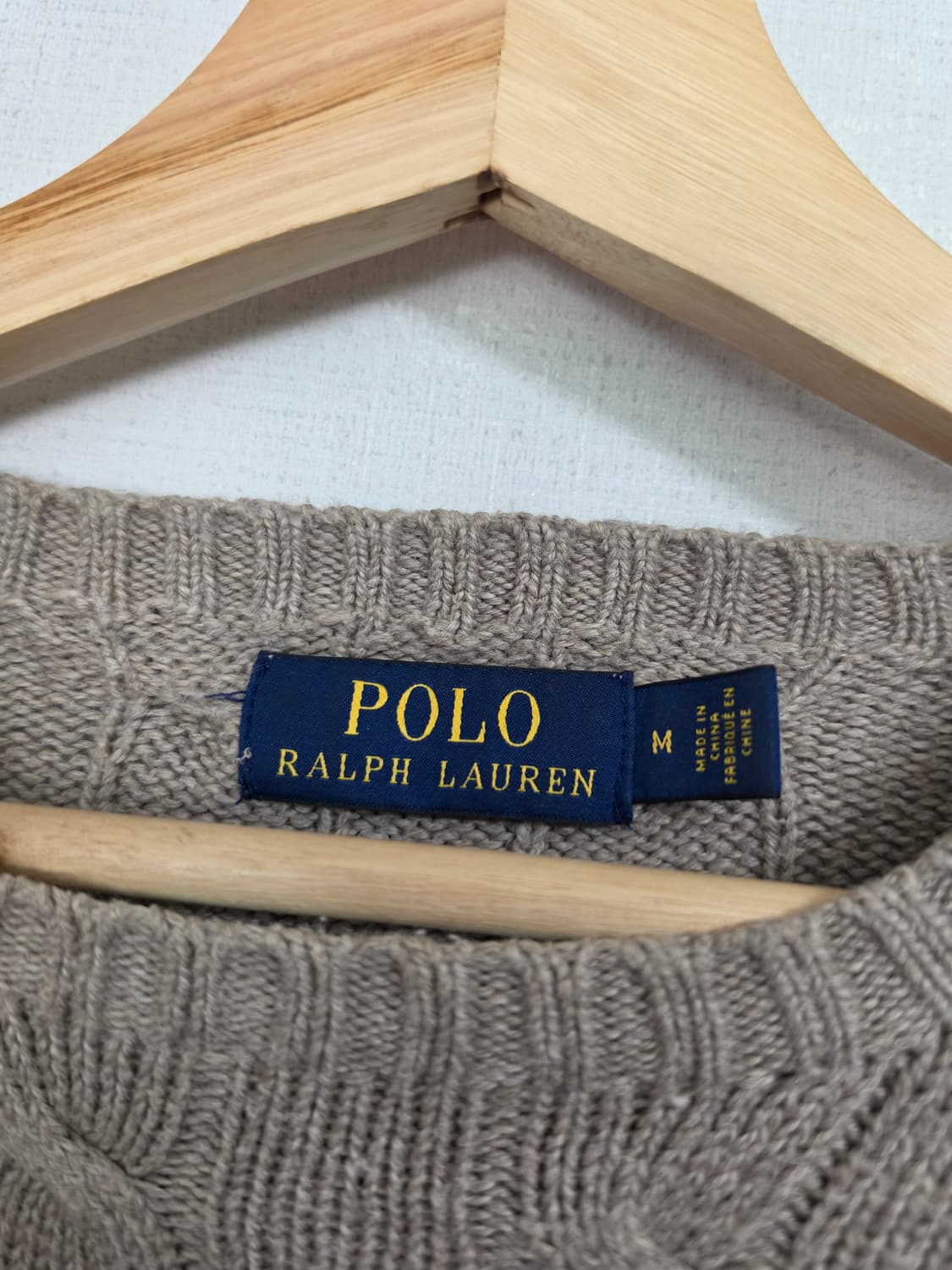 폴로랄프로렌 코튼 케이블 니트 M 상품이미지2