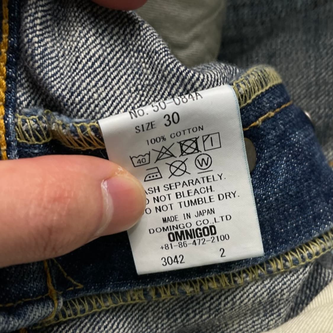 30 옴니갓 컬리지 5P 청바지  상품이미지2