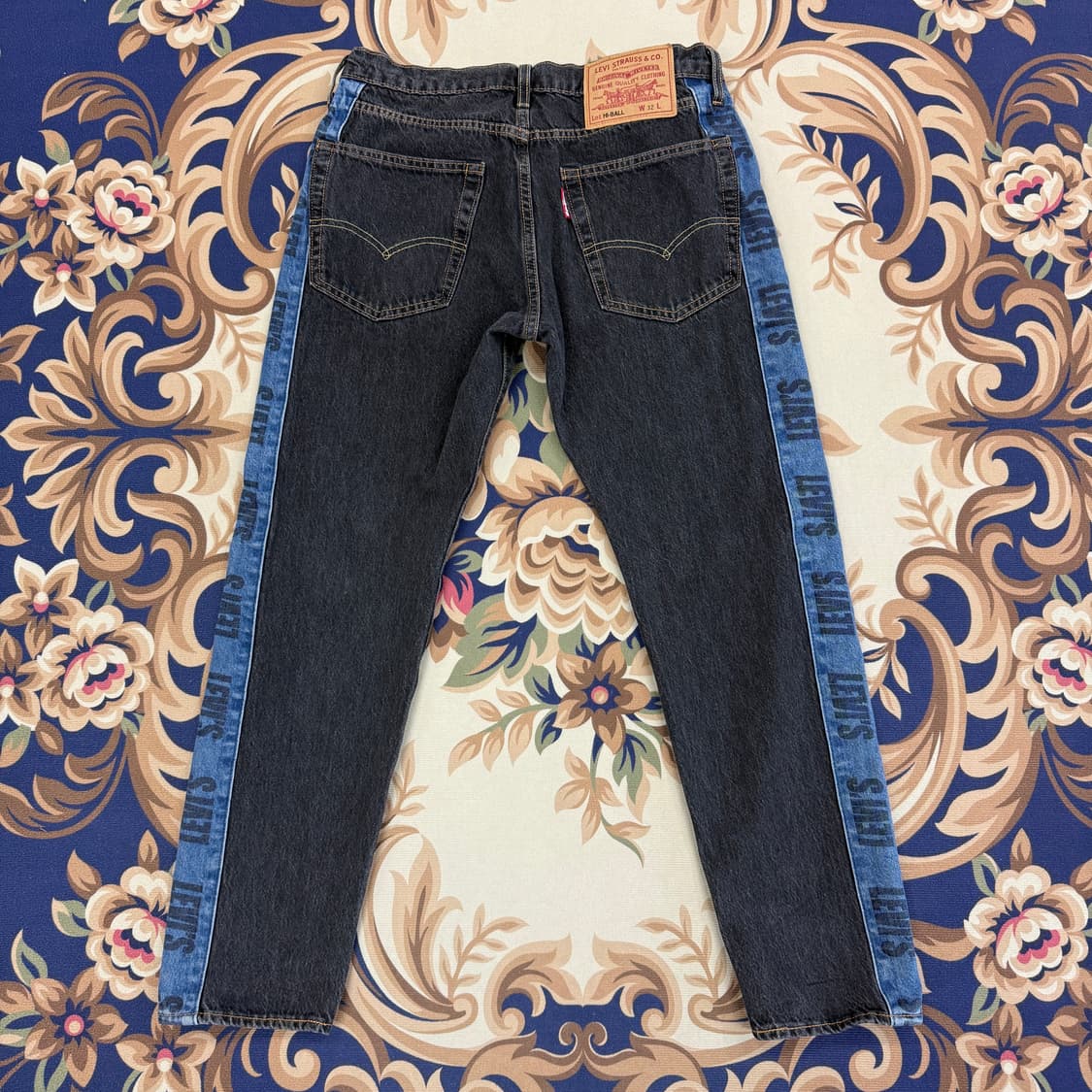 (32)리바이스Levis 하이볼 흑청데님팬츠 상품이미지1