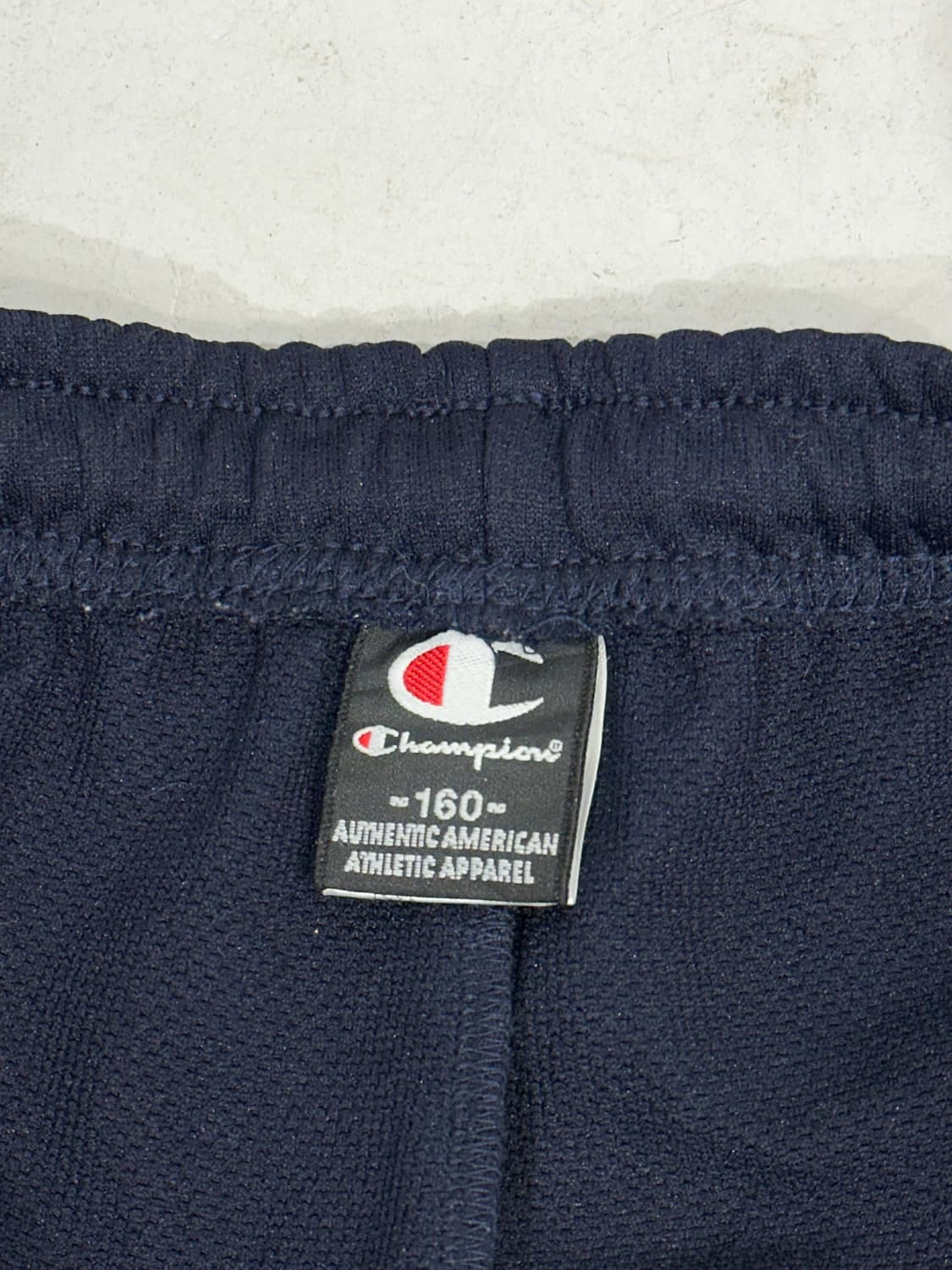 챔피온 네이비 와이드 사이드 로고 화이트 트레이닝 팬츠 추리닝 바지  상품이미지7