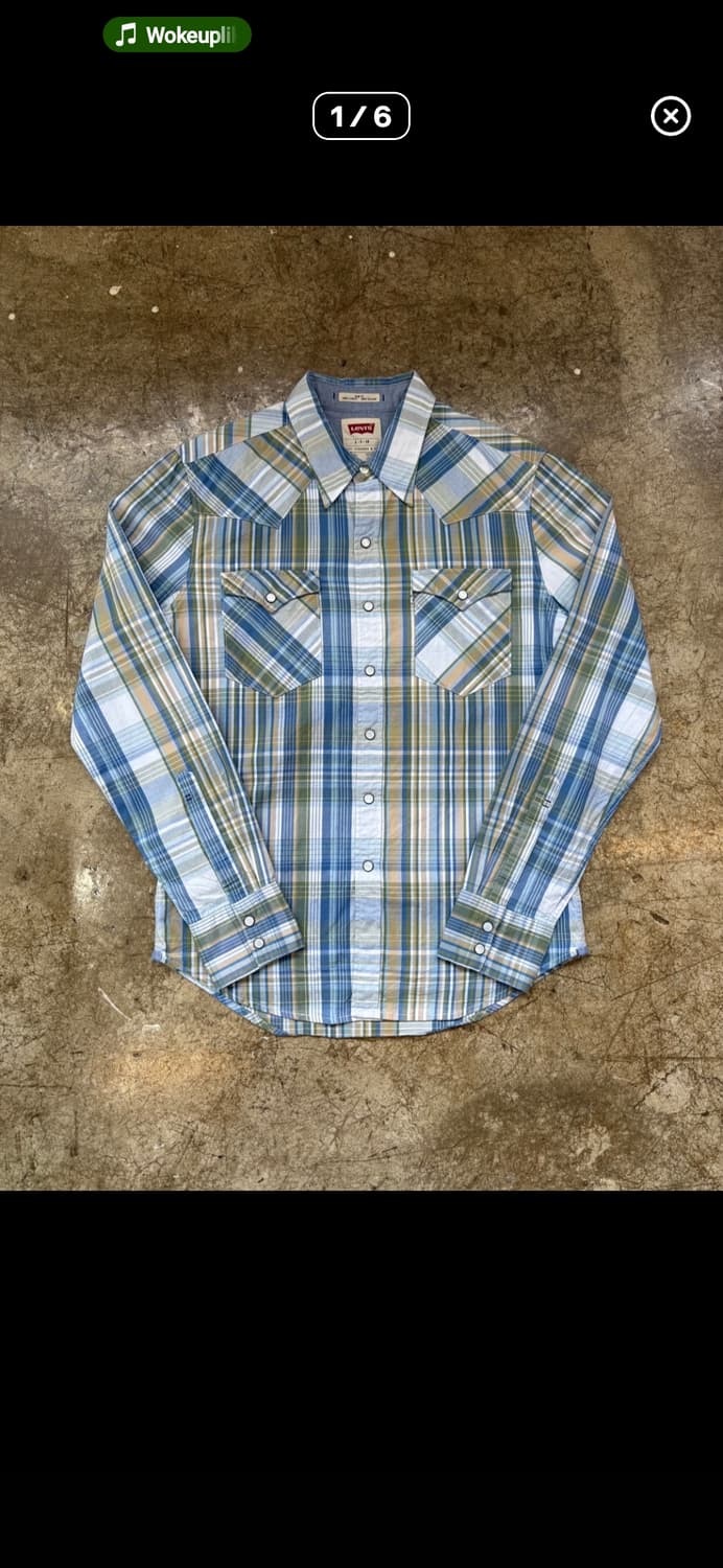 리바이스 화이트탭 웨스턴셔츠 상품이미지1