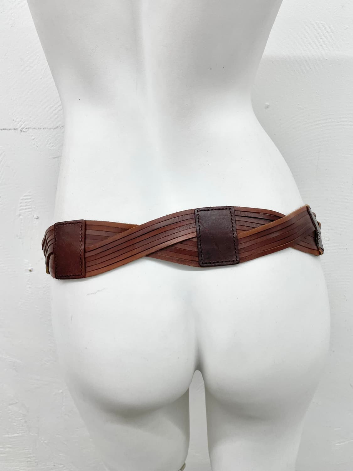 리얼레더 위빙 디테일 버클 벨트 상품이미지6