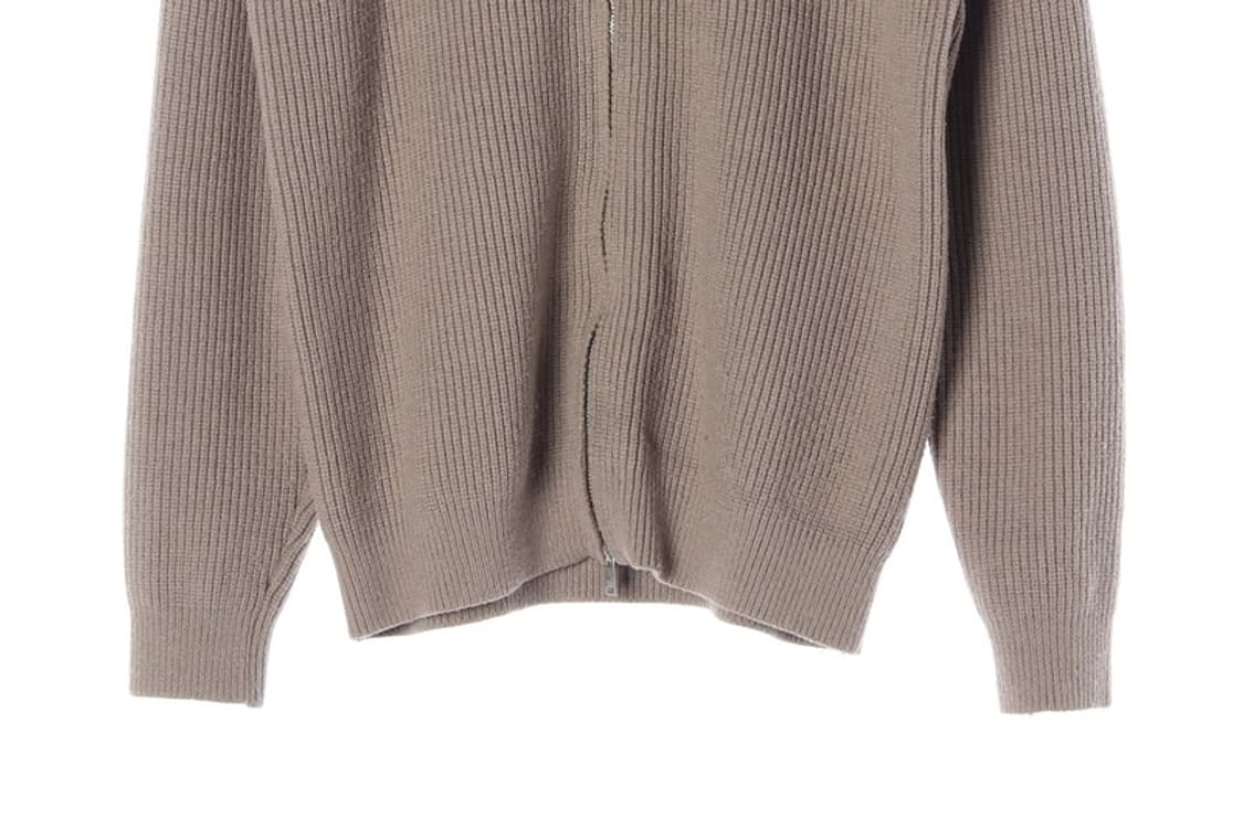 SUARE 카라 집업 니트 L 상품이미지4