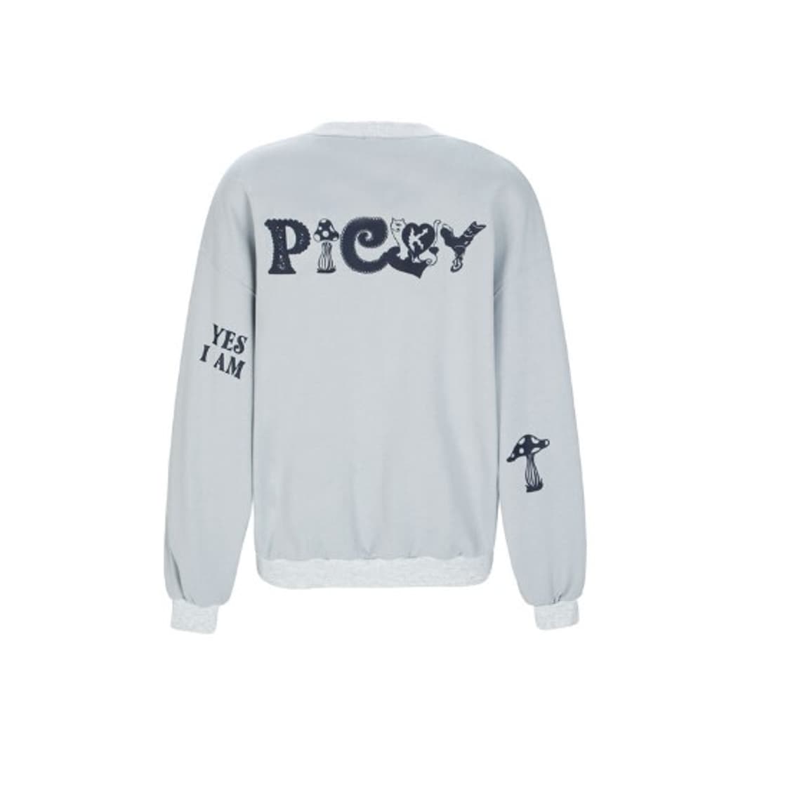 PICKY sweatshirt bluegrey 상품이미지2