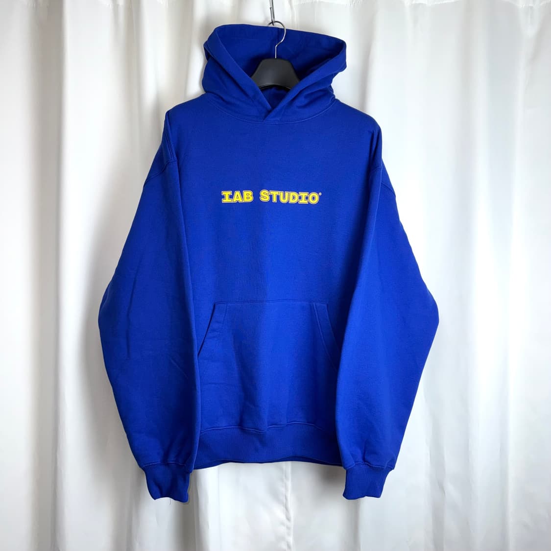 아이앱스튜디오 스트레이트 로고 후드 블루XXL 2XL 상품이미지5