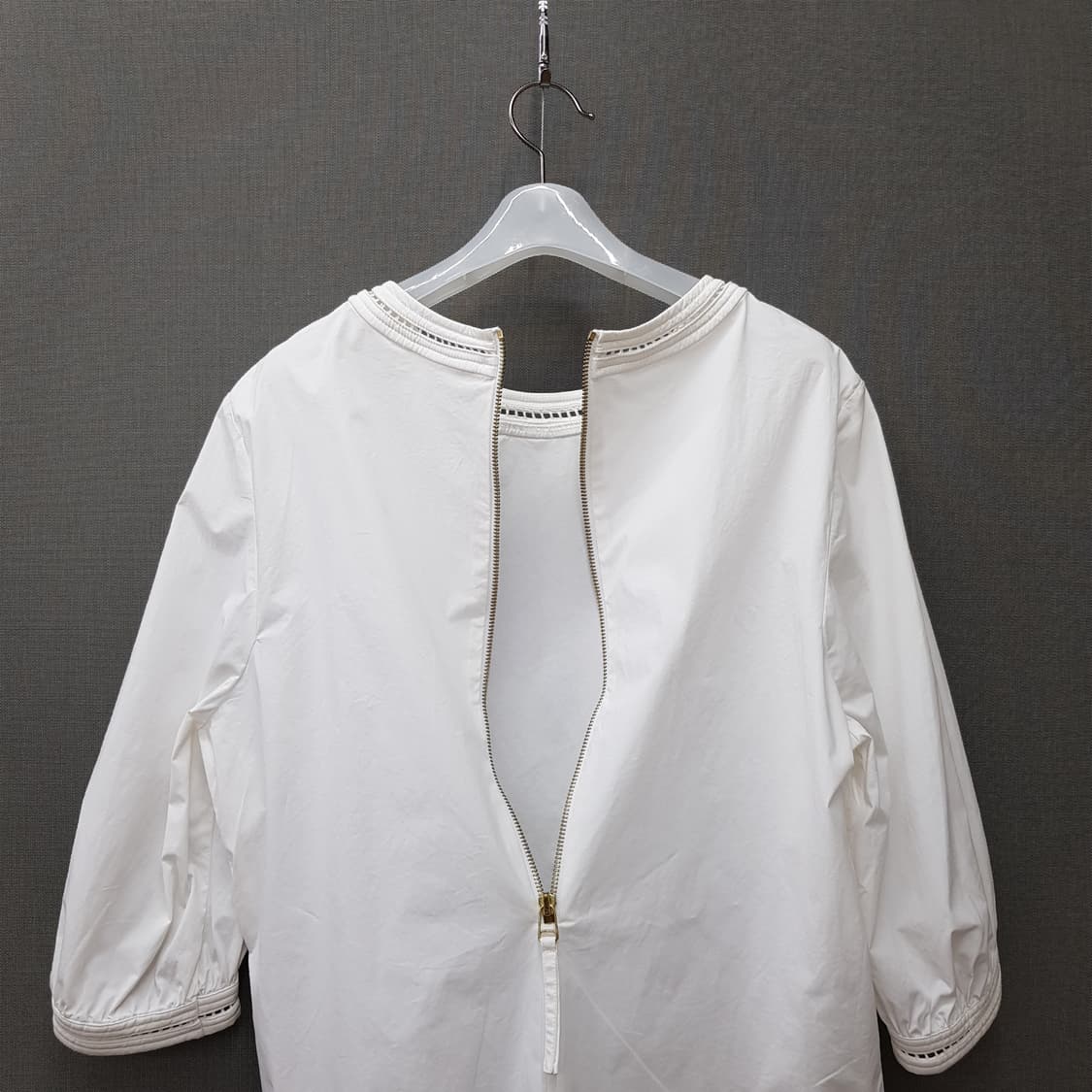 마쥬 Maje 백지퍼 디테일 7부 블라우스 1사이즈 상품이미지5