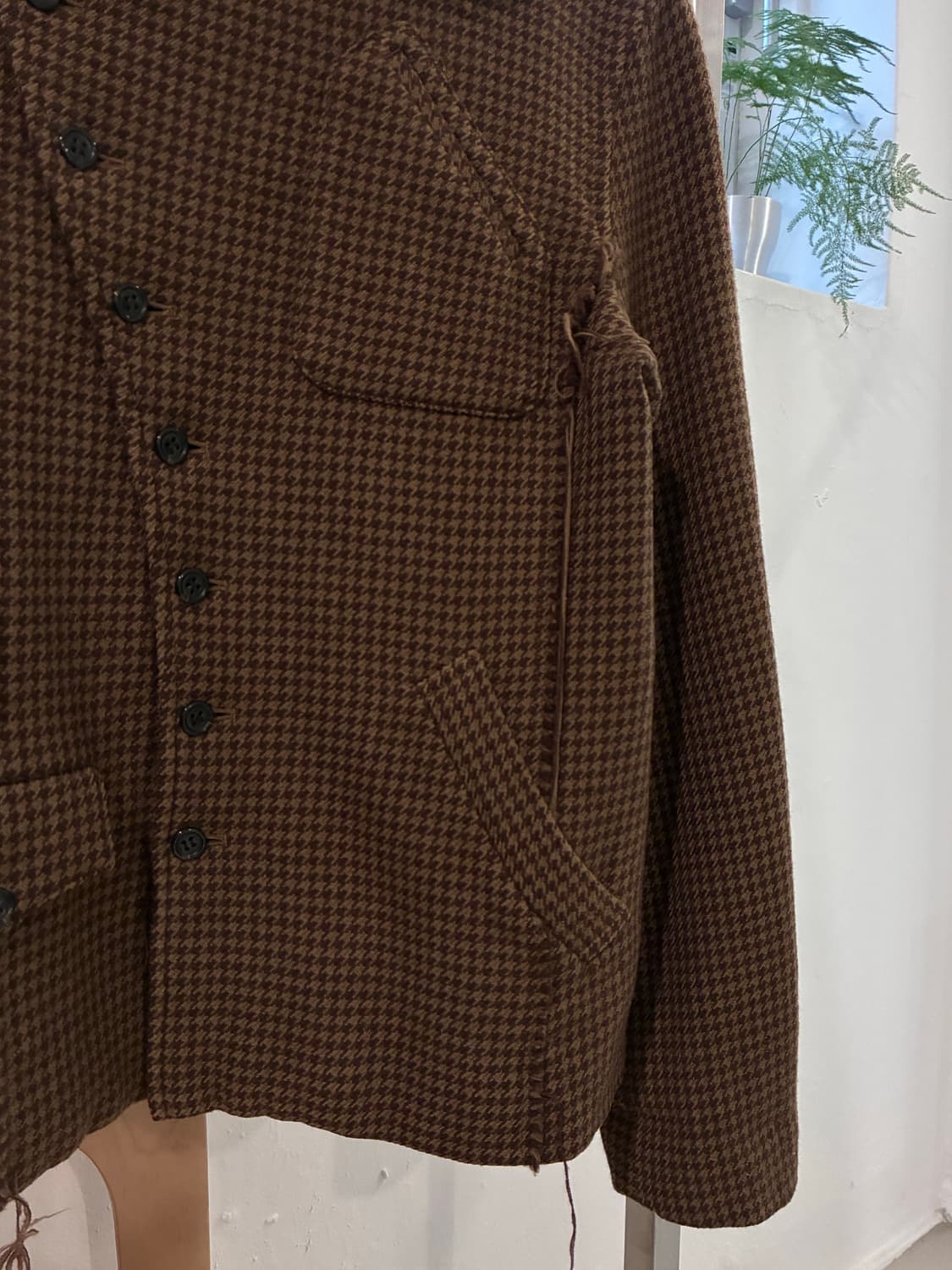 스나오 쿠와하라 사선 자켓 상품이미지3