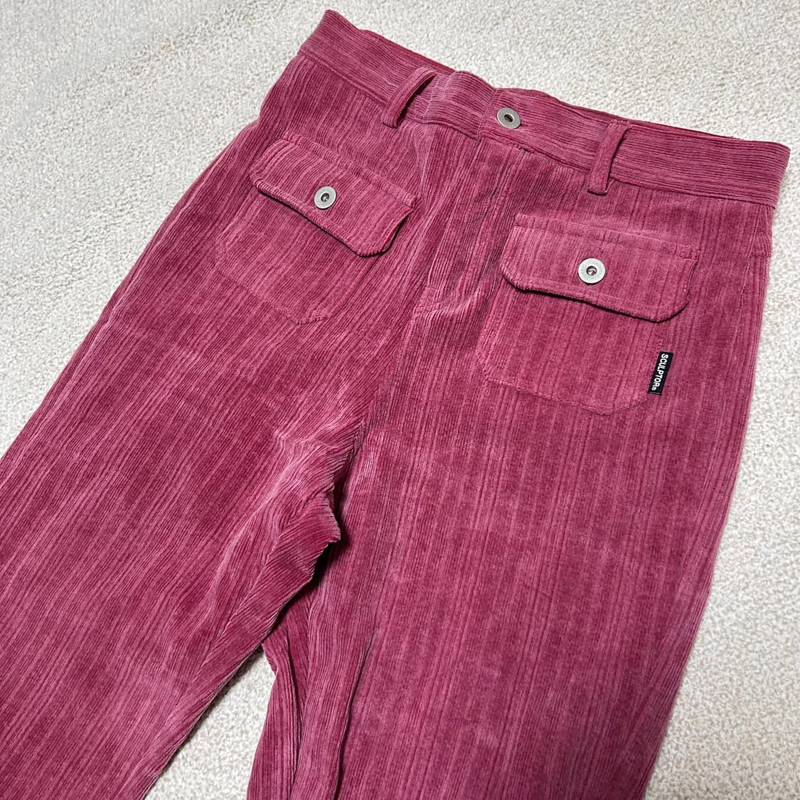Sculptor Pink Corduroy Long Pants 상품이미지1