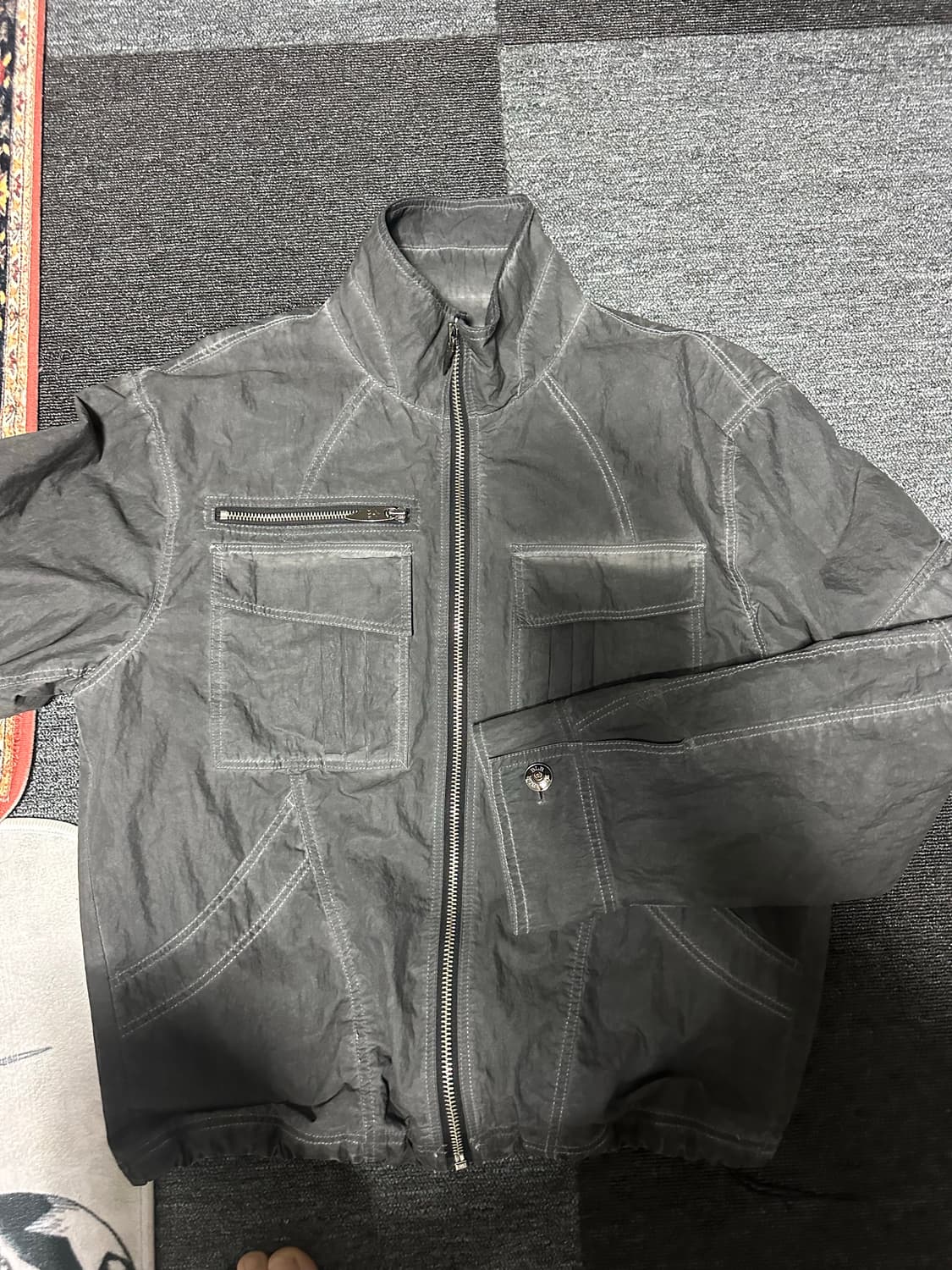 M)BLRDyed Multi-Pocket Nylon Work Jacket 상품이미지2