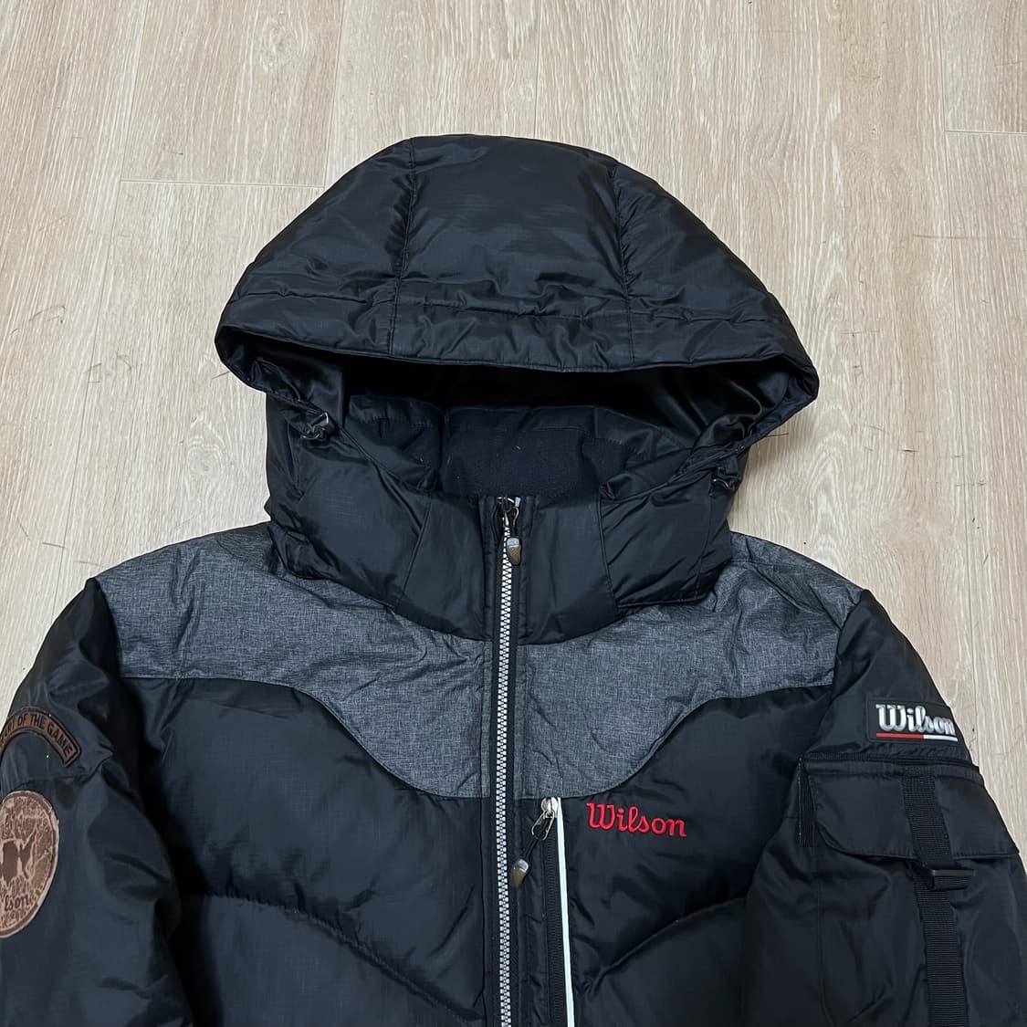 윌슨 남성 로고 덕다운 푸퍼 패딩 L/100  상품이미지2