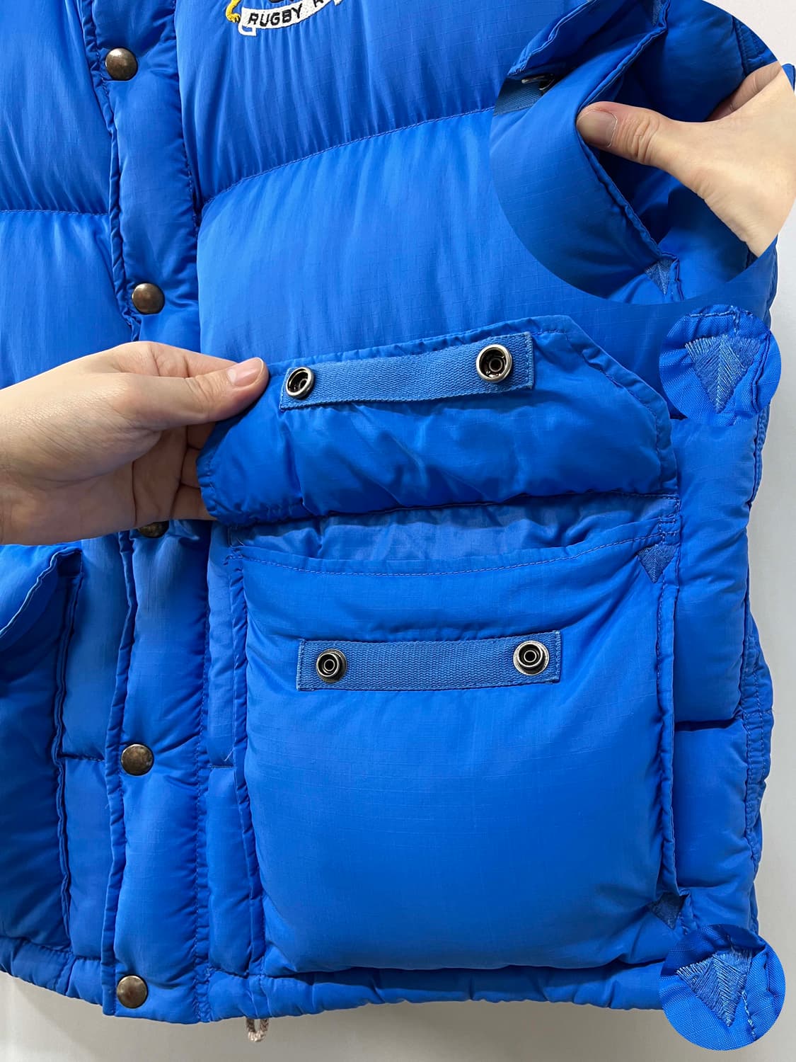 폴로랄프로렌 RLRFC 에메랄드블루 콜드웨더 헤비 다운 베스트 자켓 상품이미지7