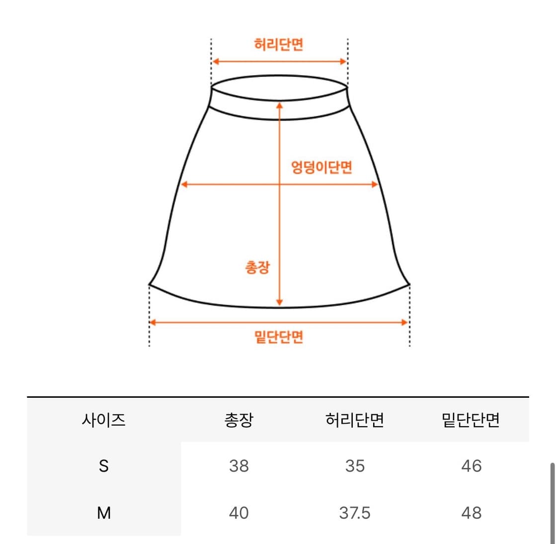 새상품 그로브 22CAPSULE DUST SKIRT 상품이미지9