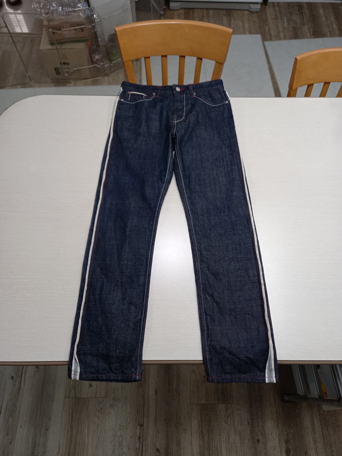 28 새상품 MAISON MINED 원워시드 셀비지 진청 28-873 상품이미지1