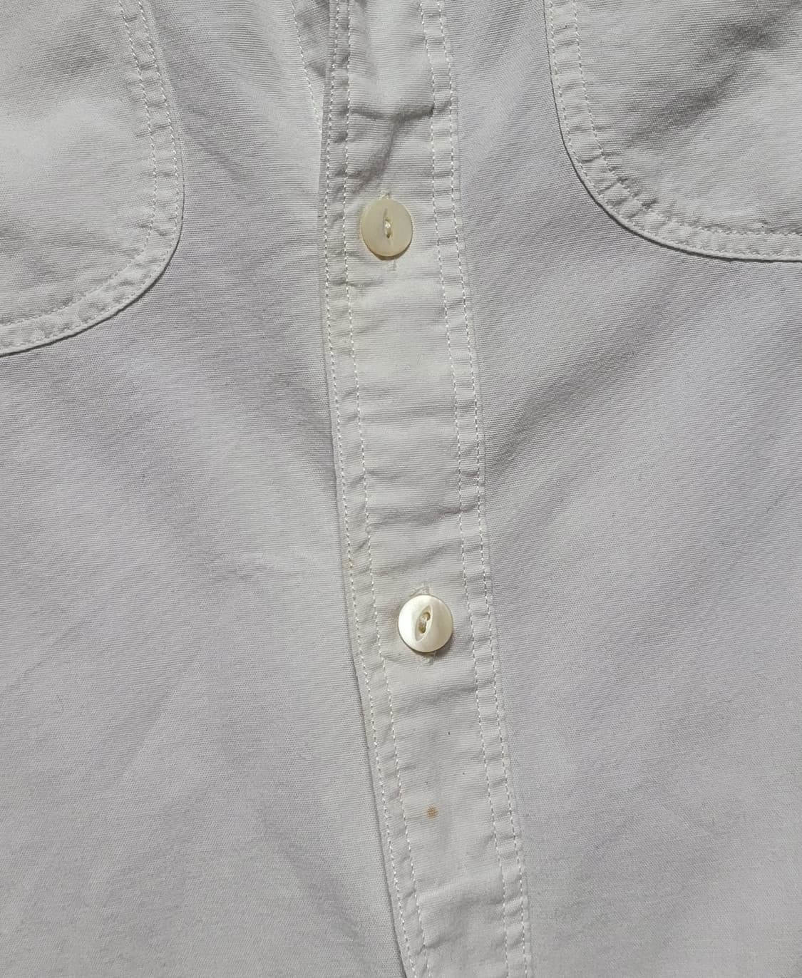 RRL (포켓이염) 연아이보리 면남방(XL) 상품이미지6