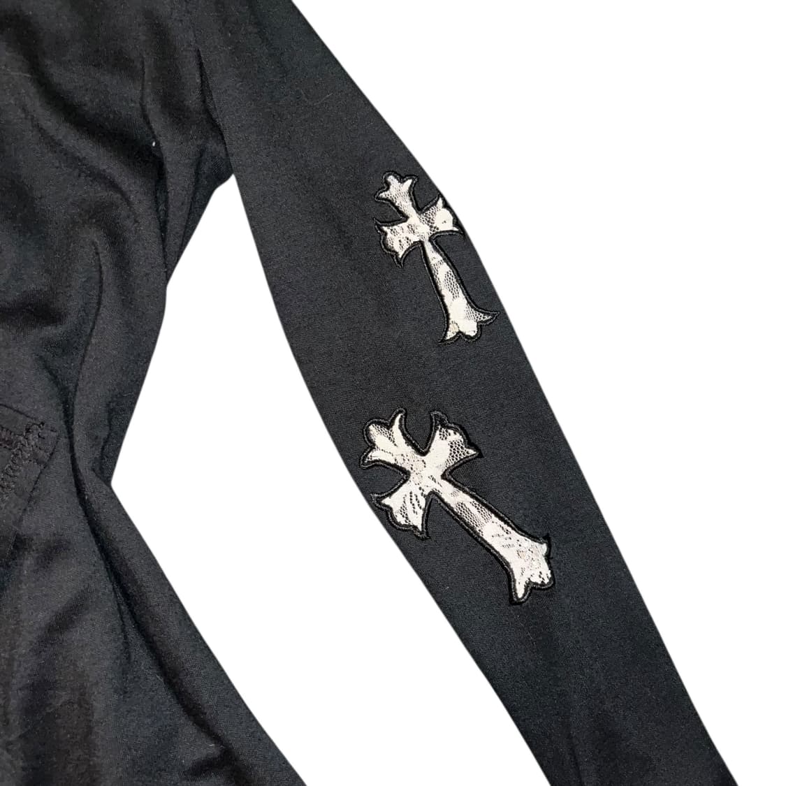 MKR 엠케이알 레이스 십자가 후드 가디건 펑크갸루y2k 상품이미지6