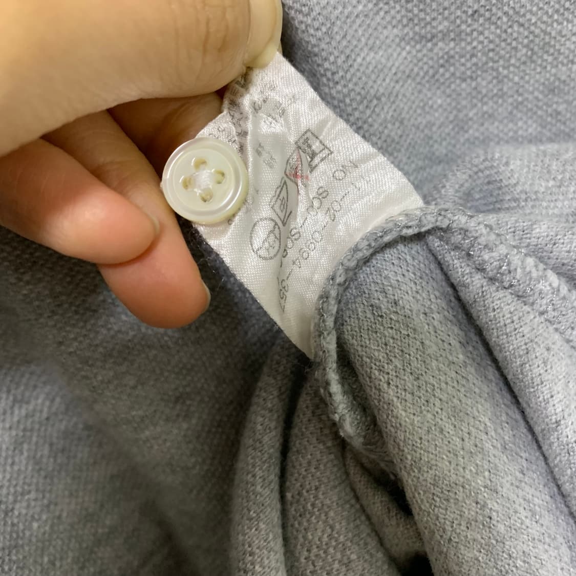 빔즈 체크 셔츠 레이어드 반팔 폴로티 카라 티셔츠 M 일본 빈티지 상품이미지6