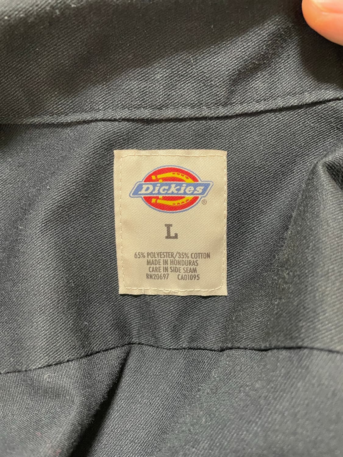 디키즈 투포켓 워크셔츠 블랙 L 상품이미지2