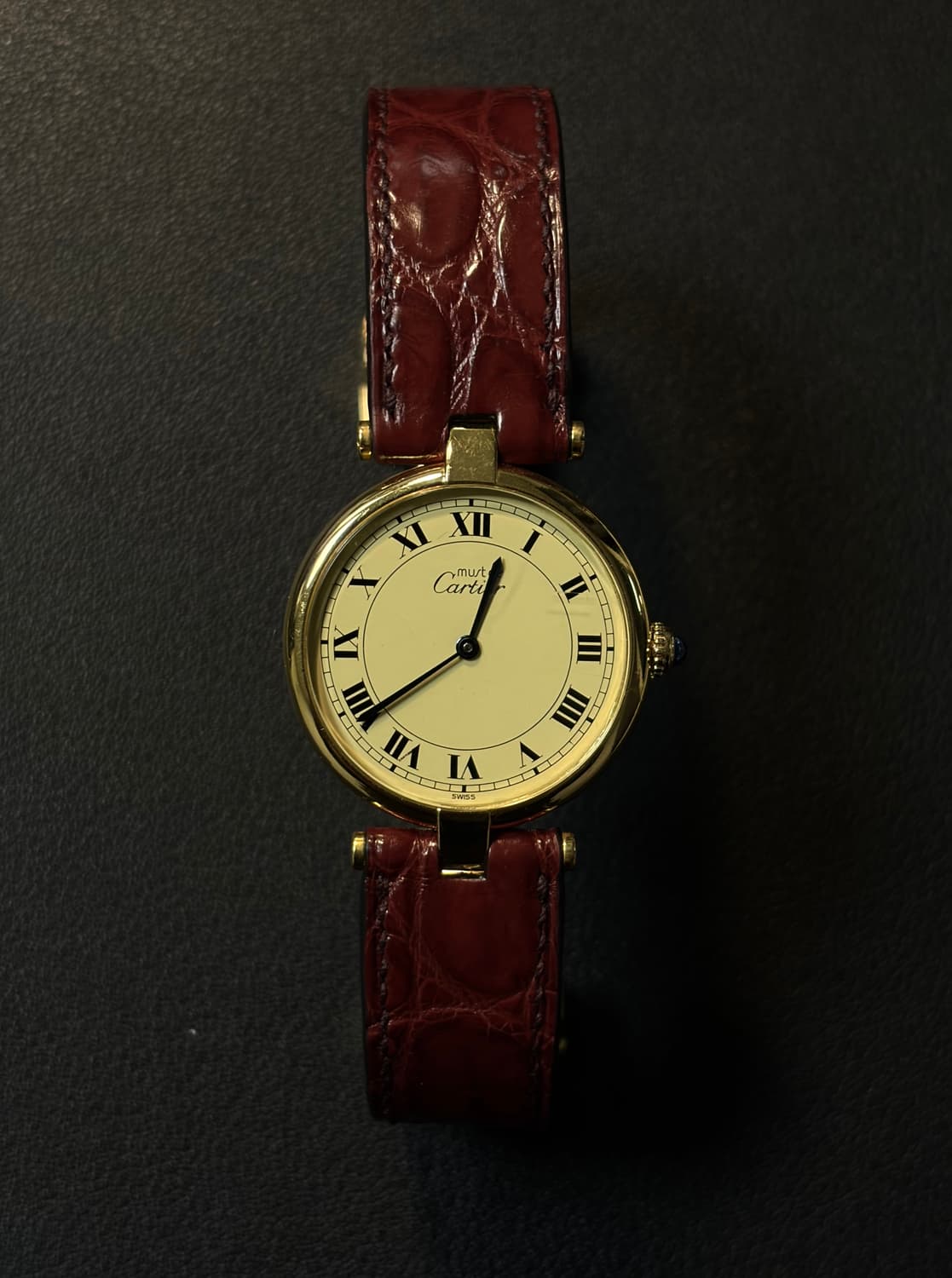 [정품] 까르띠에 머스트드 루이 방돔LM시계 상품이미지1