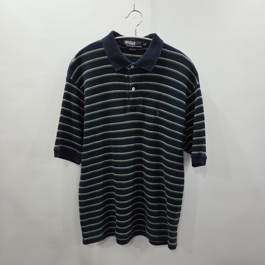 폴로랄프로렌 일경물산 와플 스트라이프 카라티 100 상품이미지1