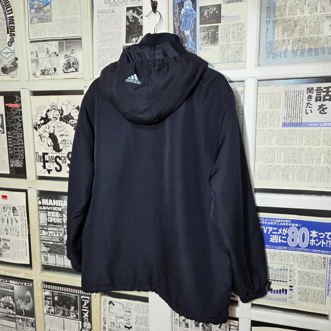 아디다스 올드스쿨 네이비 블루 패디드 점퍼 상품이미지6