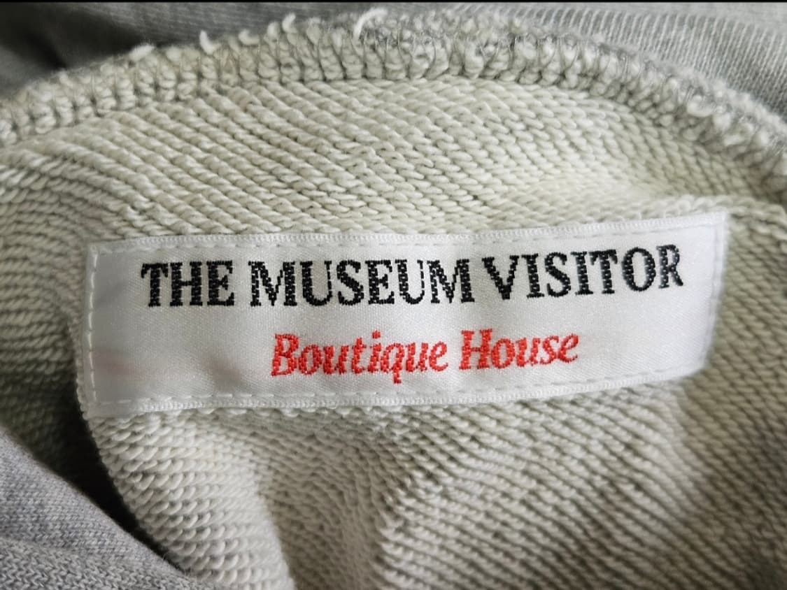 더뮤지엄비지터 컷아웃 후드티 그레이 M 상품이미지6