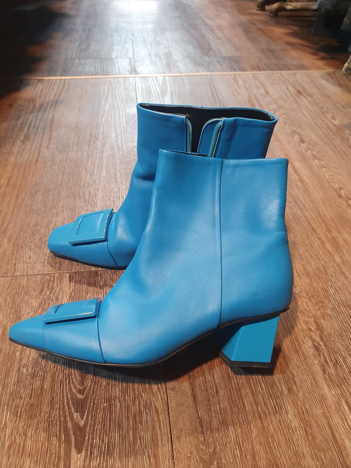 나무하나 파란색 앵클 부츠 240mm 상품이미지2