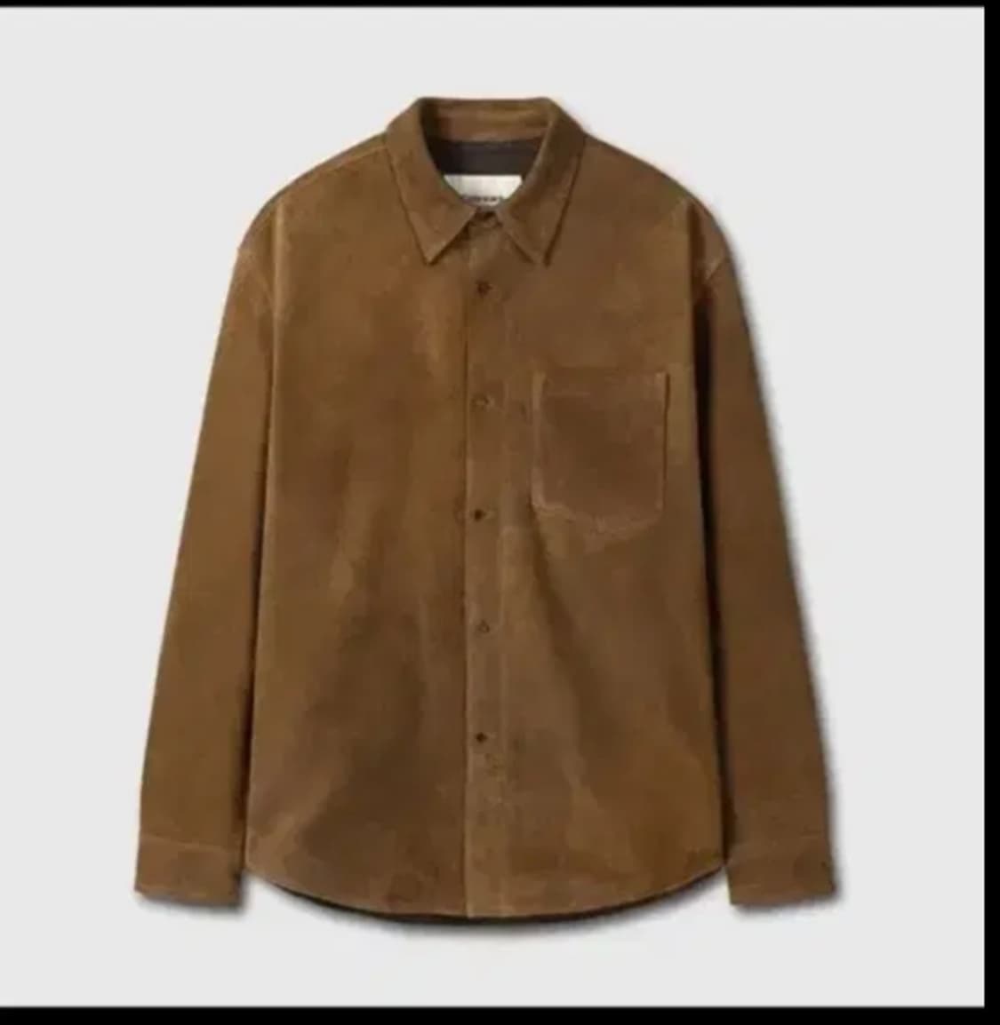 토니웩 24fw스웨이드 셔츠 카멜 L 상품이미지1