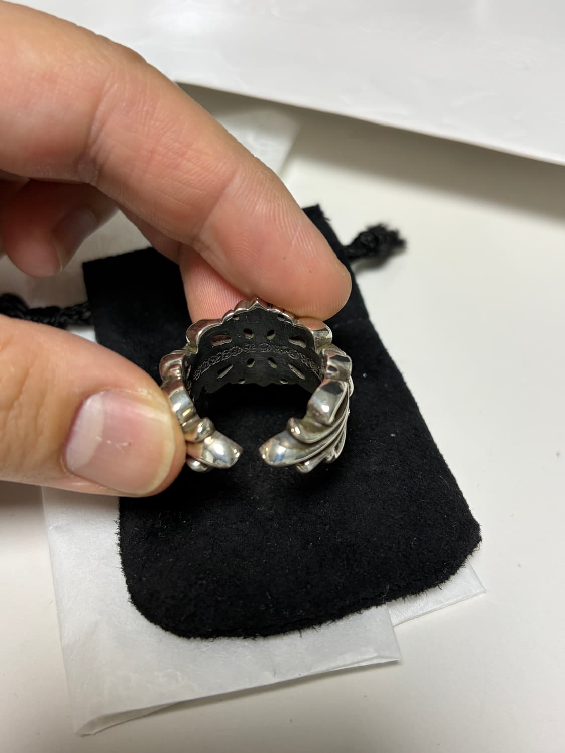 더블 플로랄 크로스 링 (US12 / 매장 풀구성 새상품) 상품이미지5