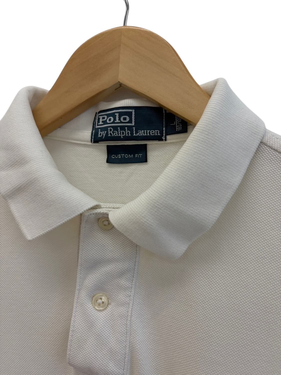 폴로 반팔 피케티 화이트 (L) 상품이미지3