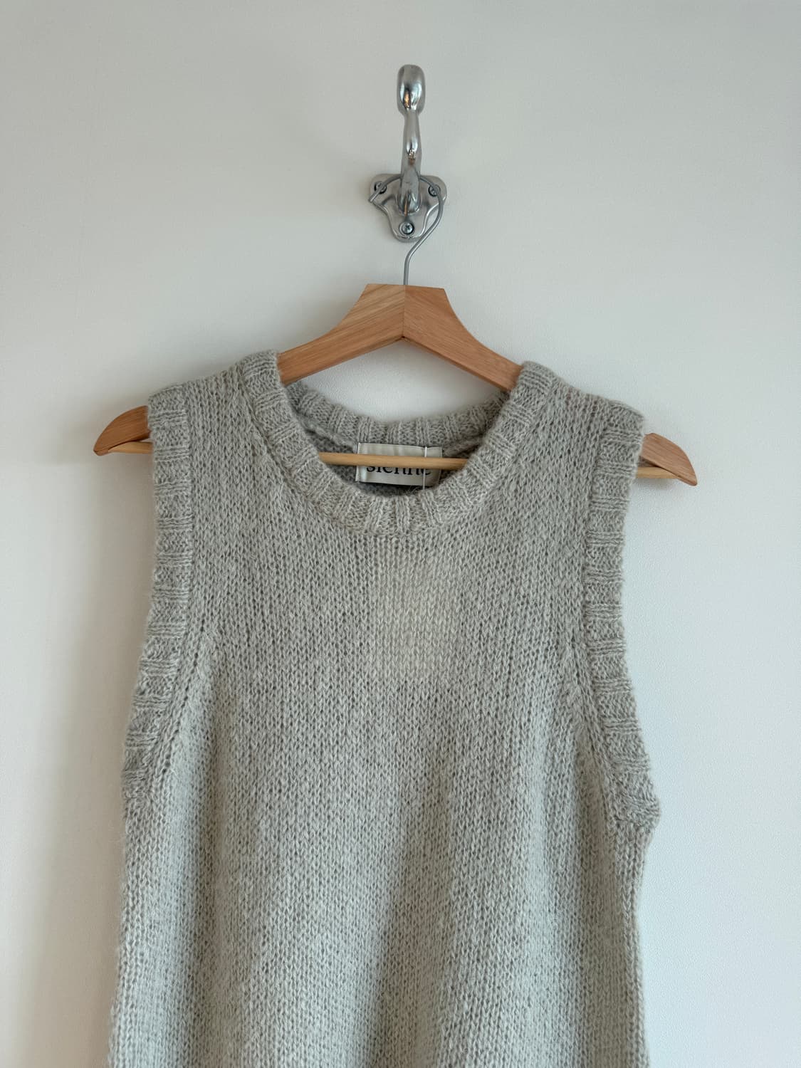 시엔느(sienne) 모헤어&알파카 니트 베스트(택 달린 제품) 상품이미지2