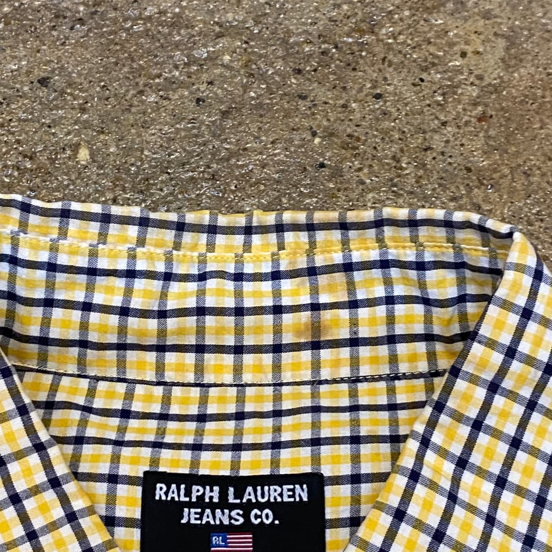 미국 빈티지 폴로랄프로렌진스 체크셔츠 반팔셔츠 상품이미지6