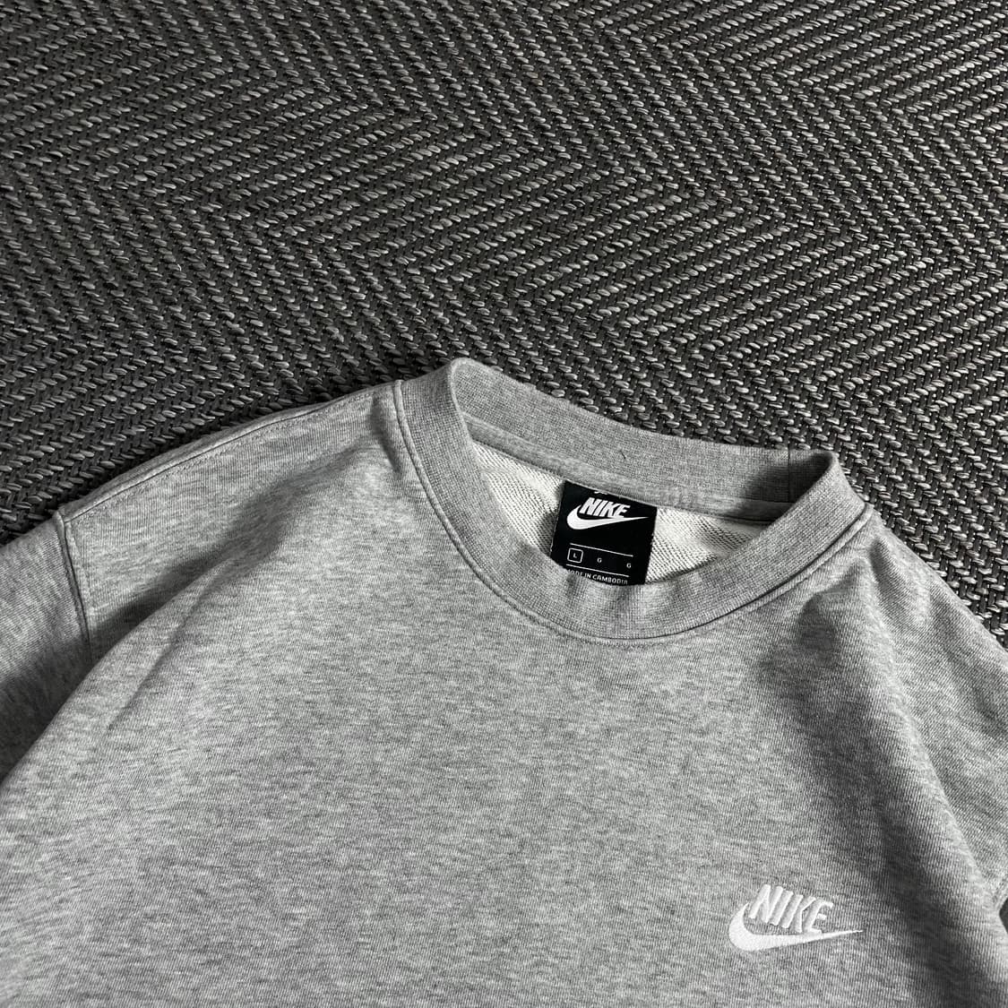 나이키 스우시 로고 그레이 스웻 맨투맨y 3887 상품이미지5