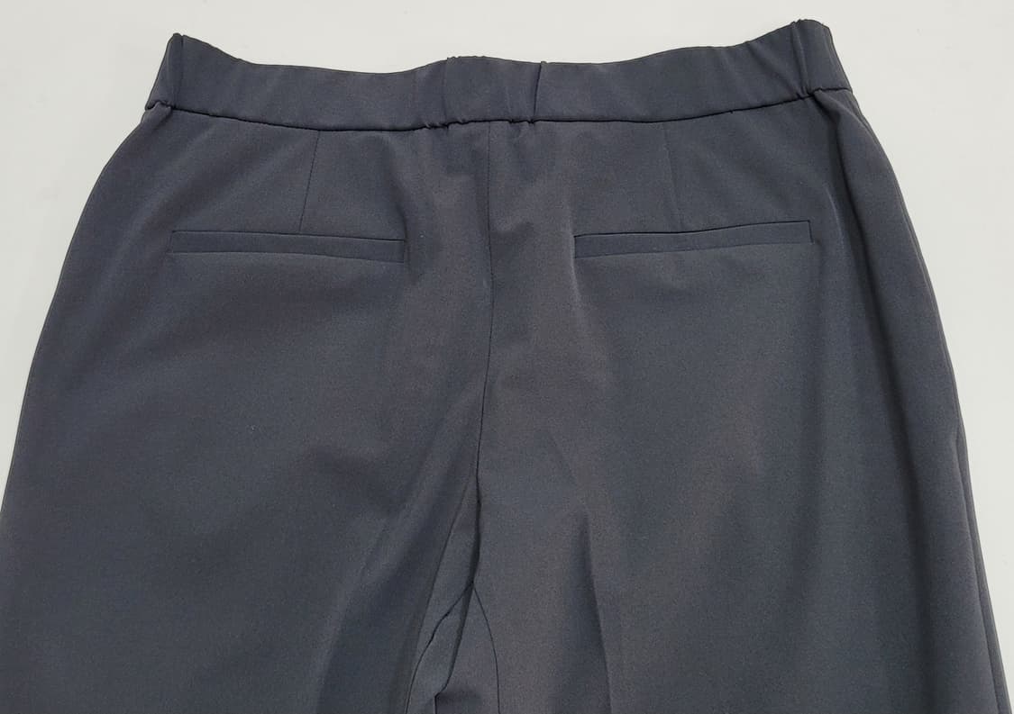 KUHO 21SS 구호 뒷밴딩 슬랙스 팬츠 / 여 67-96 블랙 
 상품이미지4