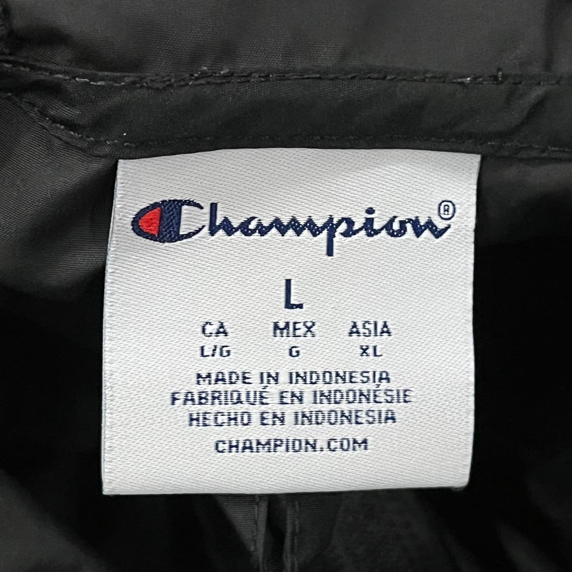 [정품/L] 챔피온 블랙 바람막이 후드 아노락 b16 상품이미지5