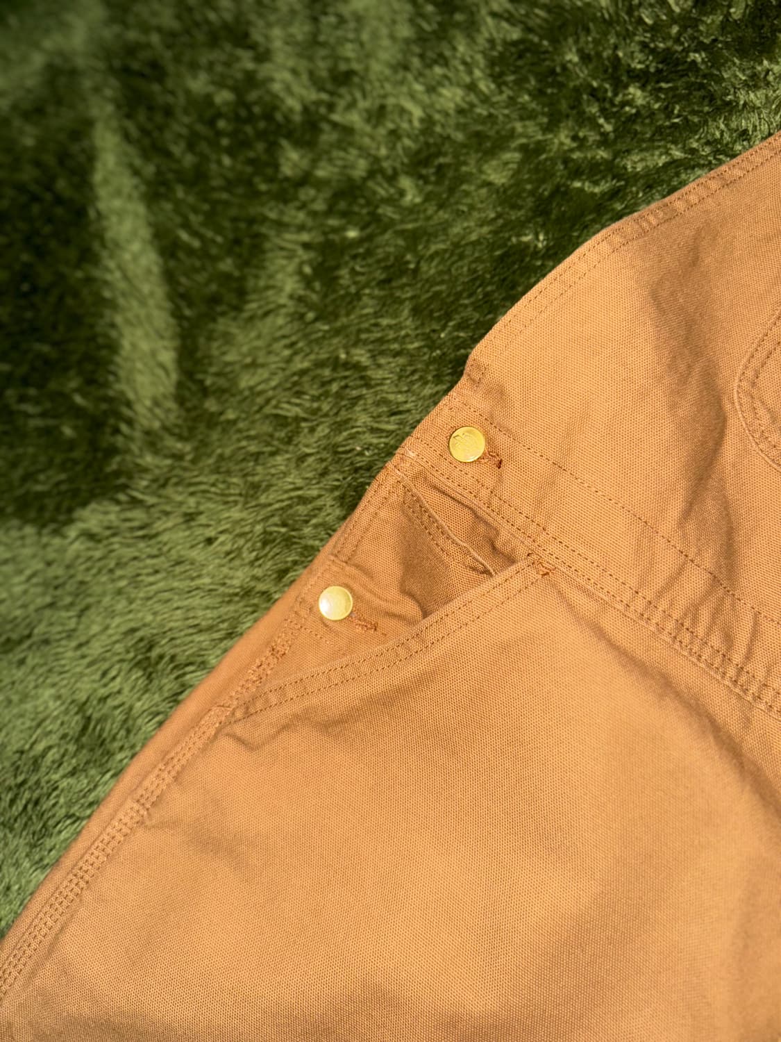 [36] 디키즈 덕 캔버스 헤비웨이트 오버롤 팬츠 브라운 상품이미지6