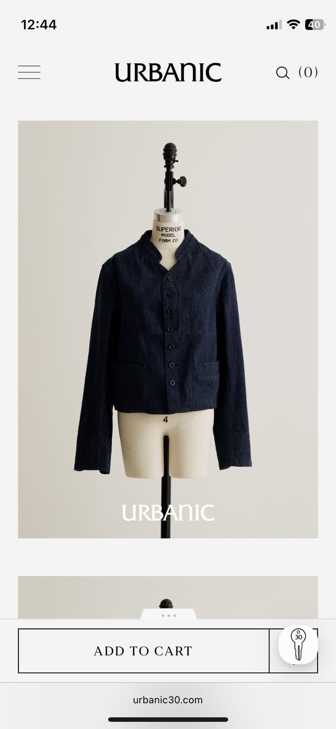 urbanic30 얼바닉30 아나토미카 돌먼 자켓 상품이미지4