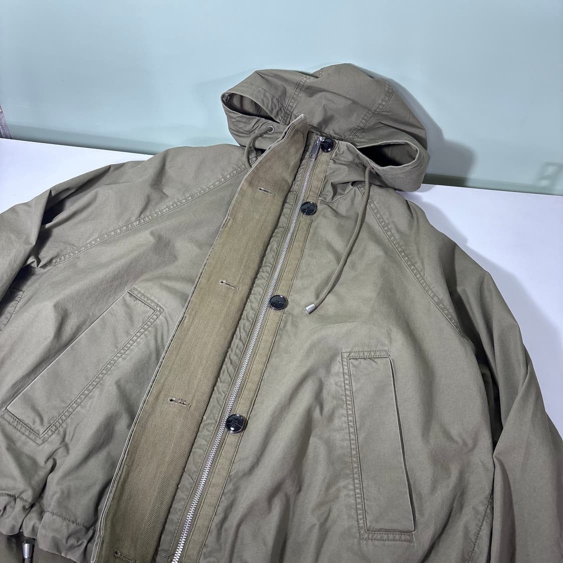 우먼FREE 자라 카키 숏 야상자켓 상품이미지2