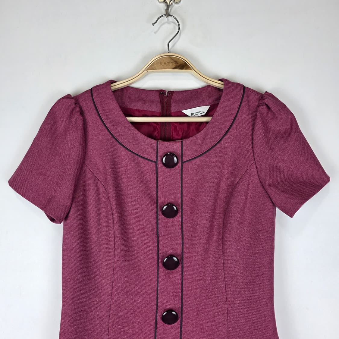 마젠타 핑크 글램 미니원피스 상품이미지2