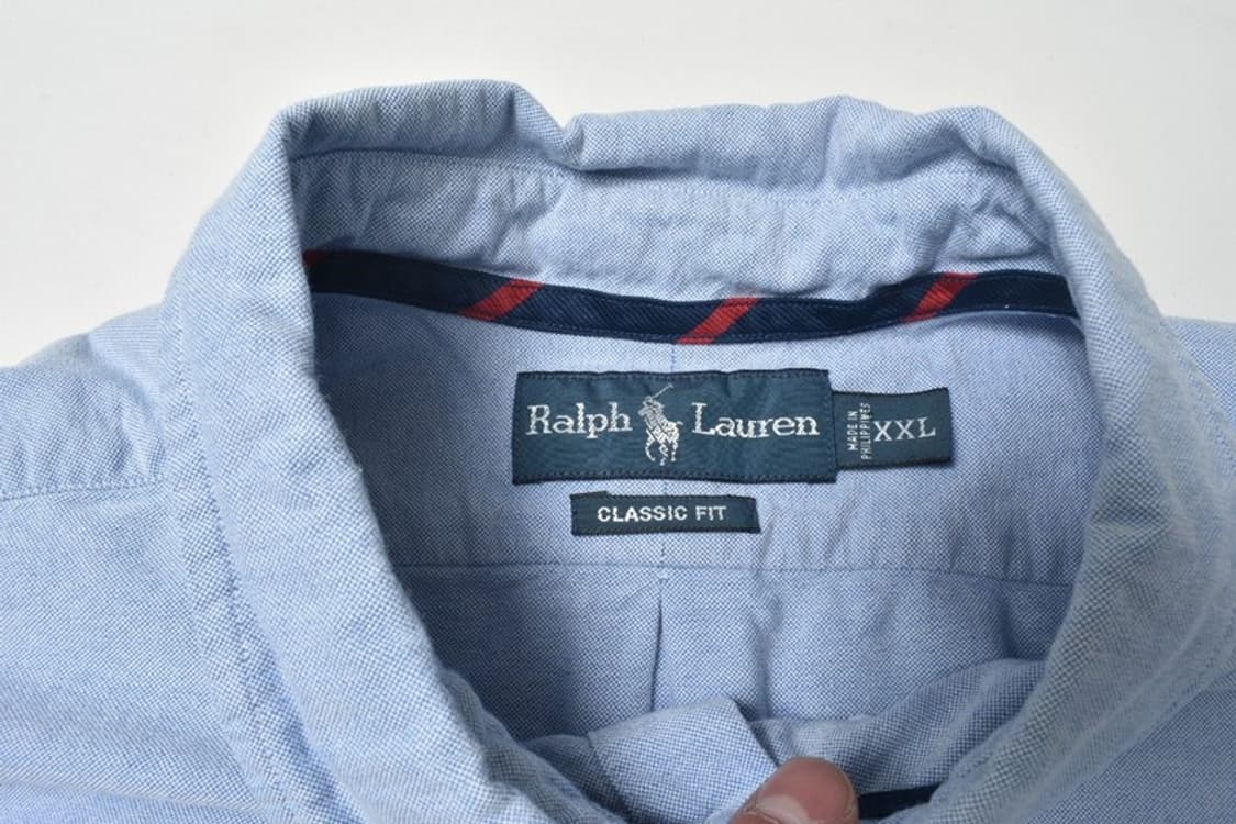 90S 폴로 랄프로렌 빅셔츠 XXL N1191 상품이미지4