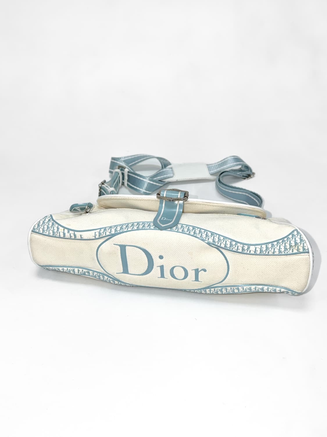 디올 트로터 새들 캔버스 바게트 크로스백 상품이미지6