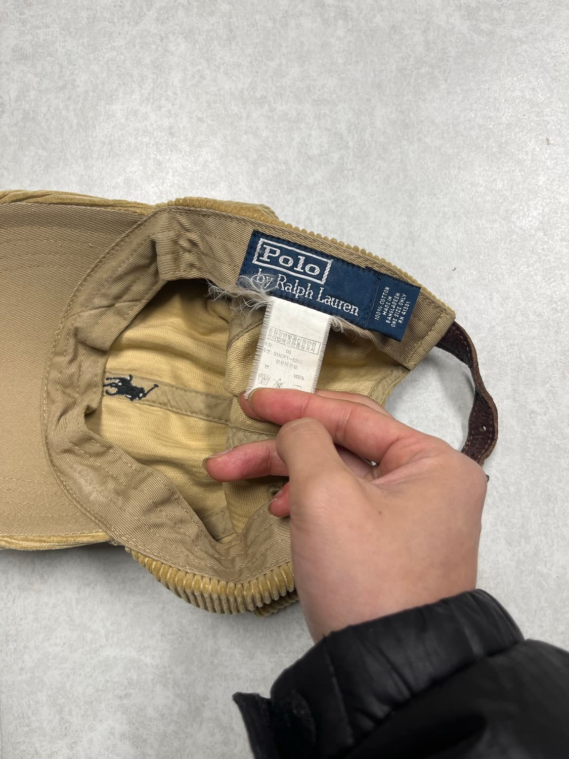 폴로 랄프로렌 코듀로이 볼캡 상품이미지3